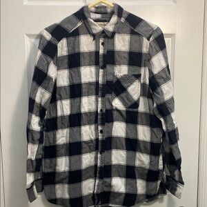 Express Boyfriend Plaid Shirt